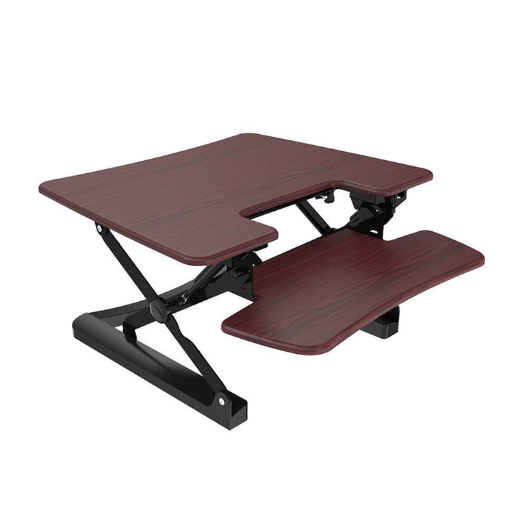 Sit Stand Desk Converter or Riser | 41″ with Built-In USB Ports - Sit Healthier