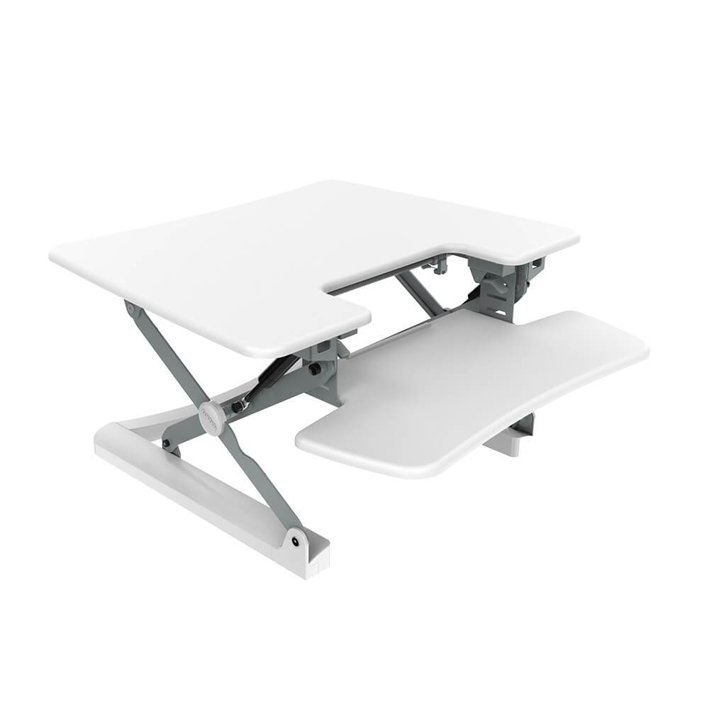 Sit Stand Desk Converter or Riser | 41″ with Built-In USB Ports - Sit Healthier