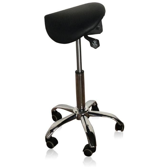Small Ergonomic Saddle Seat Stool for Petite Women - Sit Healthier
