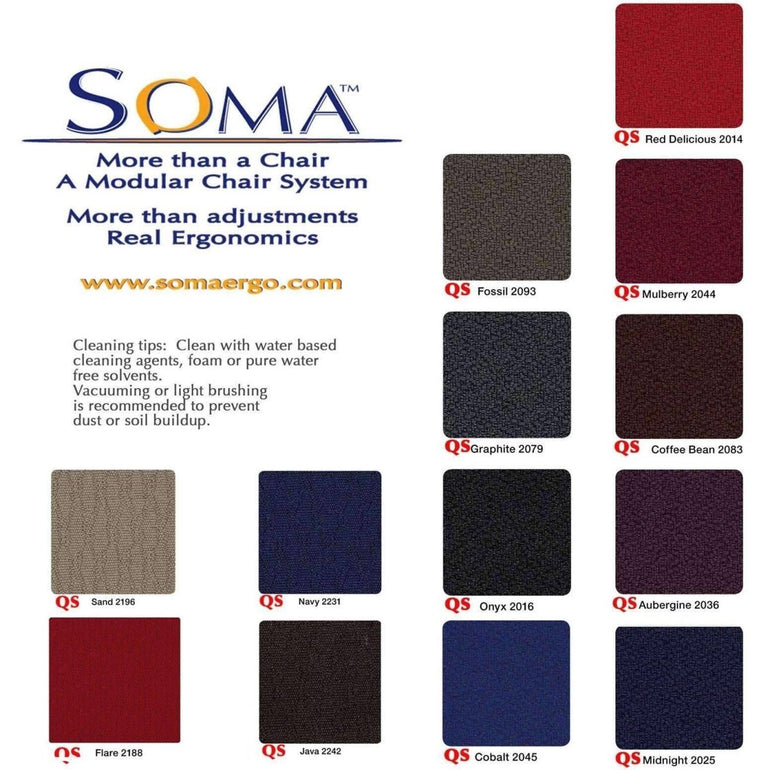 Soma Ergonomics - Soma More EX Synchro Ergonomic Task Chair; MNE4; Custom Colors - Sit Healthier