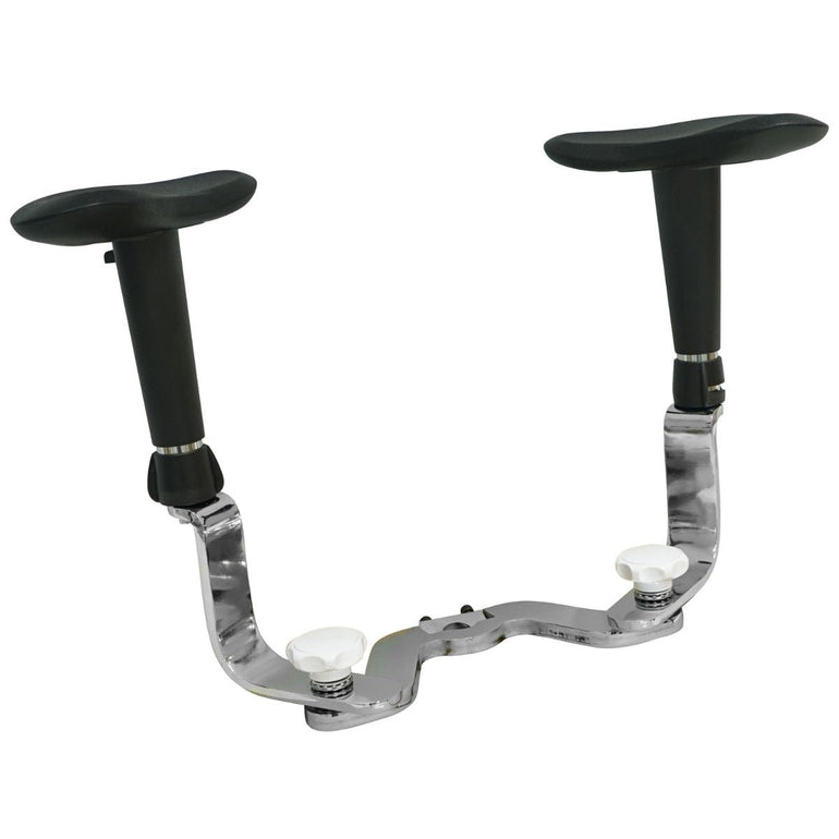 Swing-out Armrests/Elbow Supports for Both Hands (Curved) - Sit Healthier
