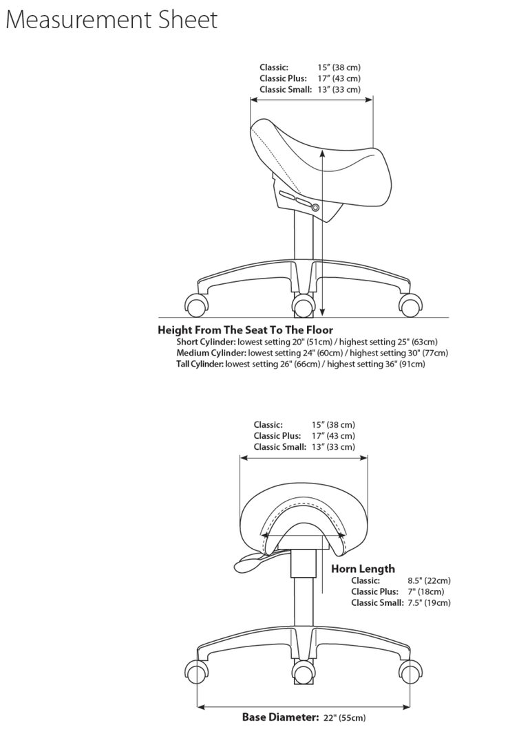 The Bambach – The Original Ergonomic Saddle Chair with Backrest - Sit Healthier