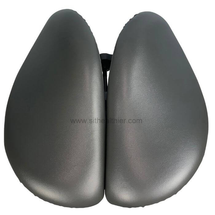 USA Patented Twin Tiltable Saddle Stool with Adjustable Seat Width and Center Gap - Sit Healthier
