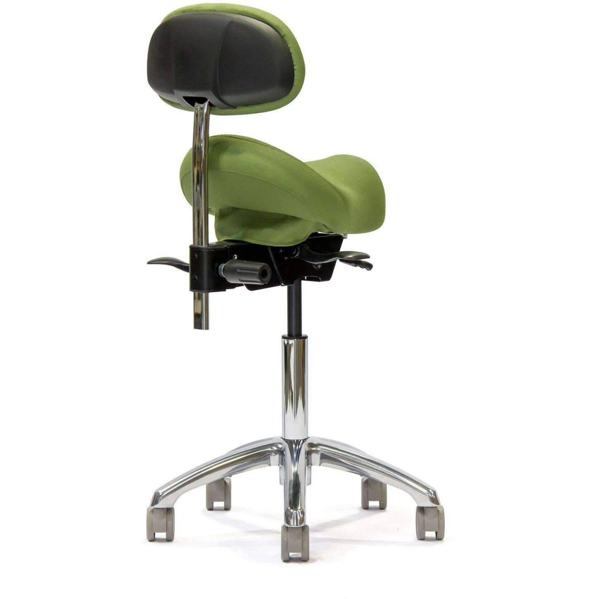 Western Saddle Seat Chair with Lumbar Back - Sit Healthier