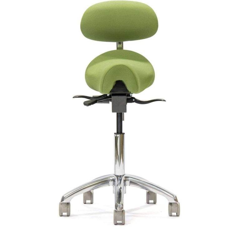 Western Saddle Seat Chair with Lumbar Back - Sit Healthier